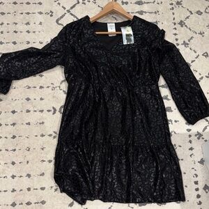 SFERRA Black Long Sleeve Dress